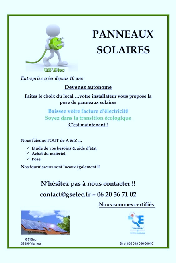 Panneaux photovoltaïques